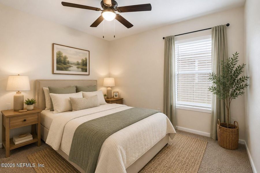Furnished interior view inside a new home in , Bunnell (Image 20).