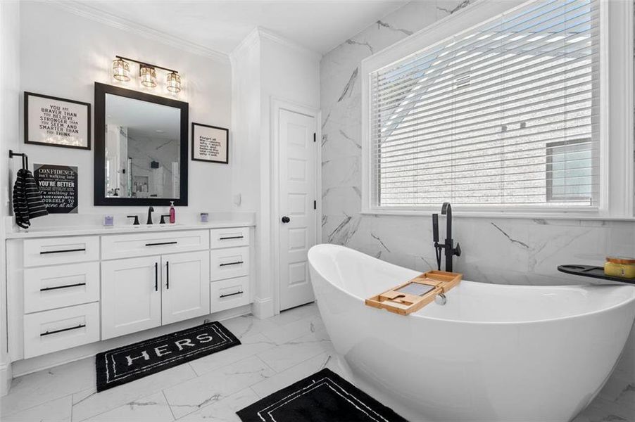 Furnished interior view inside a new home in , Smyrna (Image 16).