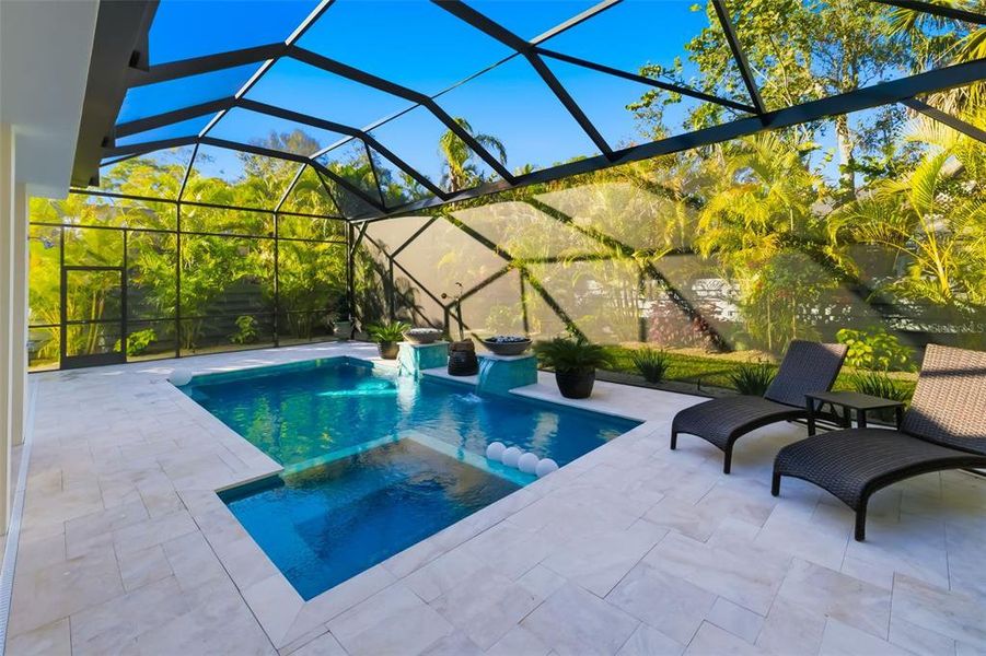 Exterior details and patio area of a home in , Sarasota (Image 40).