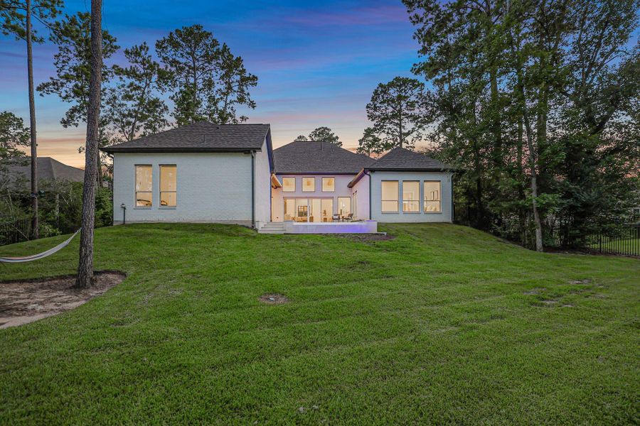 Exterior details and patio area of a home in , Tomball (Image 24).