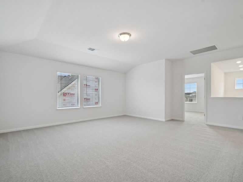 Spacious, unfurnished interior of a new home in Riverbend at Double Eagle - Boulevard Collection, Cedar Creek (Image 12). Spacious, unfurnished interior of a new home in Riverbend at Double Eagle - Boulevard Collection, Cedar Creek (Image 12).