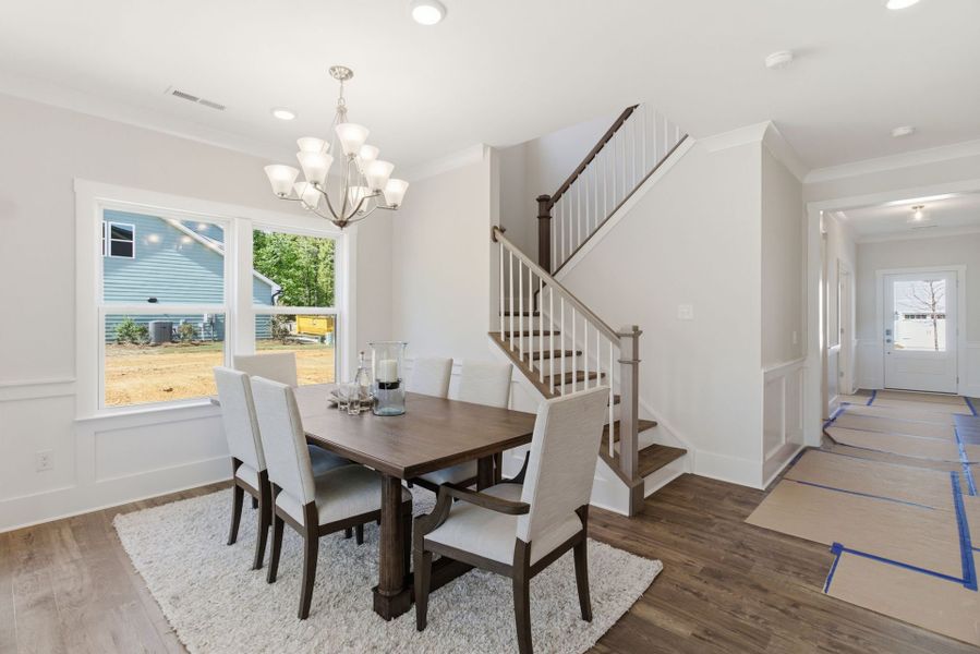 Furnished interior view inside a new home in Parc Northwest, Elon (Image 7).