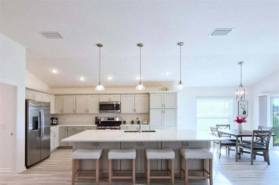 Furnished interior view inside a new home in , The Villages (Image 8).
