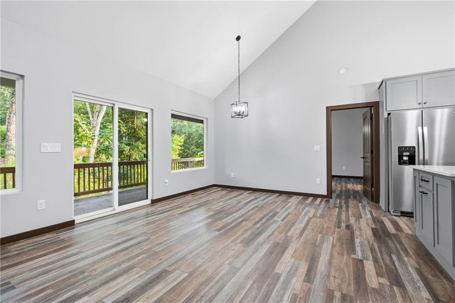 Spacious, unfurnished interior of a new home in , Talking Rock (Image 14). Spacious, unfurnished interior of a new home in , Talking Rock (Image 14).