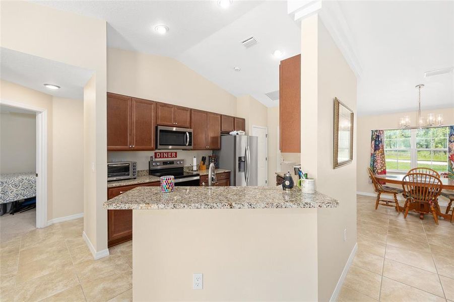 Furnished interior view inside a new home in Rainbow Springs, Dunnellon (Image 30).