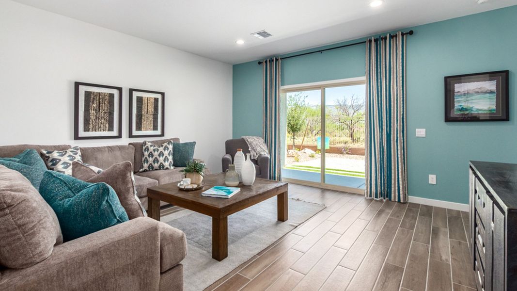 Furnished interior view inside a new home in Saguaro Bloom, Marana (Image 3).