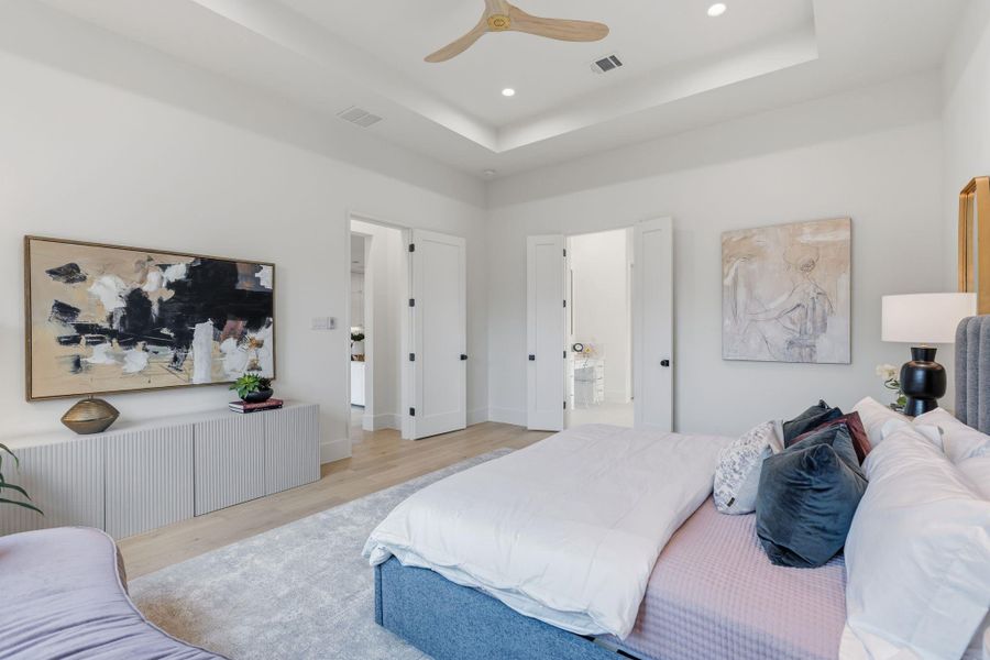 Furnished interior view inside a new home in , Houston (Image 6).