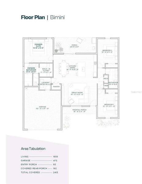 Not the actual floor plan, floor plan is Bimini, the actual home is Bimini X