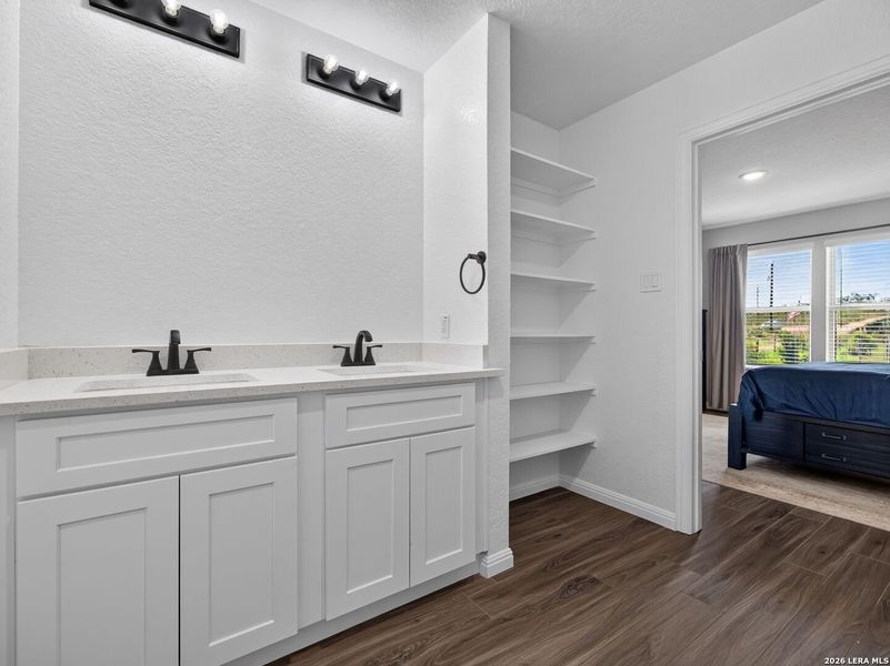 Furnished interior view inside a new home in , Elmendorf (Image 5). Furnished interior view inside a new home in , Elmendorf (Image 5).