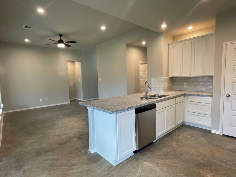 Furnished interior view inside a new home in , Willis (Image 8).