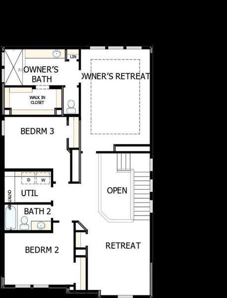 2D floor plan layout of this home in Solterra - Garden Series, Mesquite, TX (Image 3). 2D floor plan layout of this home in Solterra - Garden Series, Mesquite, TX (Image 3).