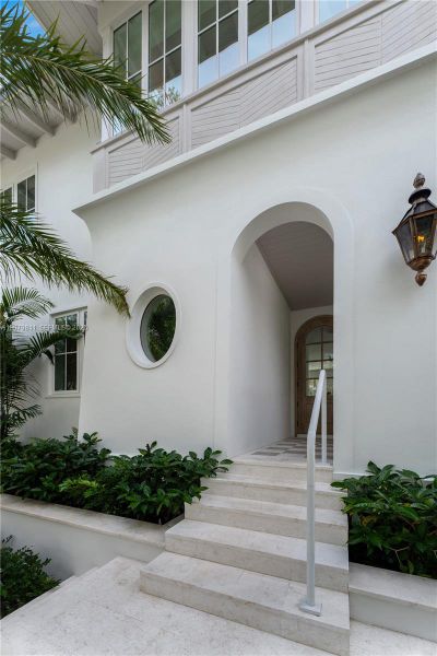 Exterior details and patio area of a home in , Key Biscayne (Image 30). Exterior details and patio area of a home in , Key Biscayne (Image 30).