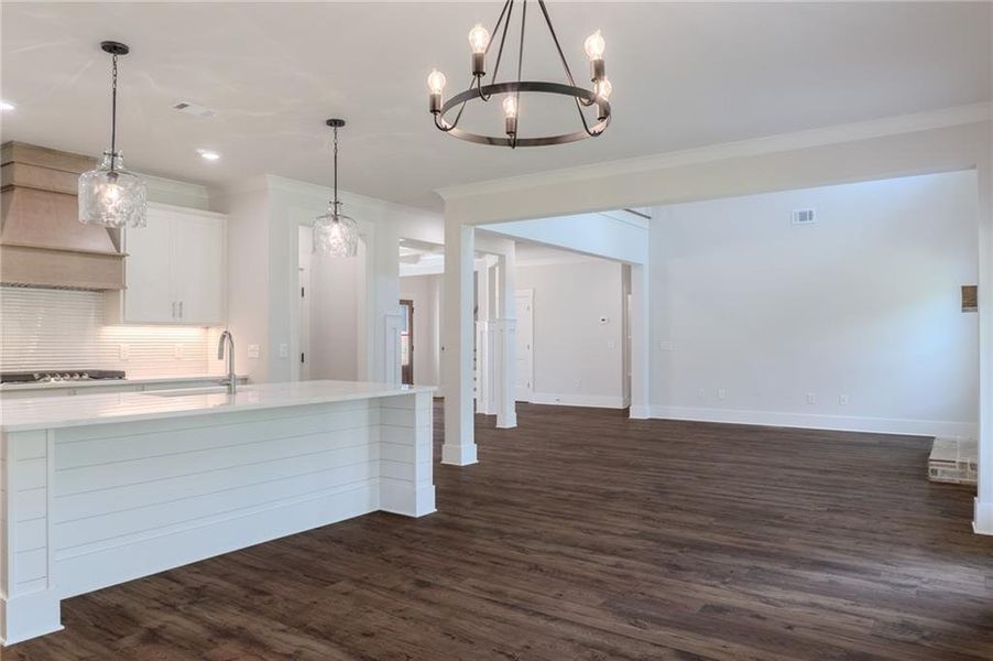 Spacious, unfurnished interior of a new home in Weslyn Park, Social Circle (Image 13). Spacious, unfurnished interior of a new home in Weslyn Park, Social Circle (Image 13).