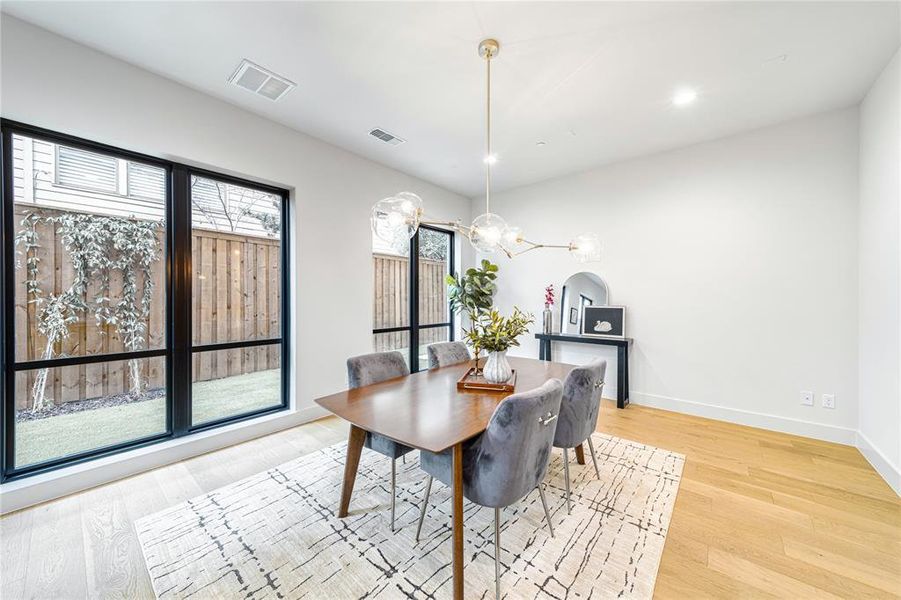 Furnished interior view inside a new home in , Dallas (Image 12).