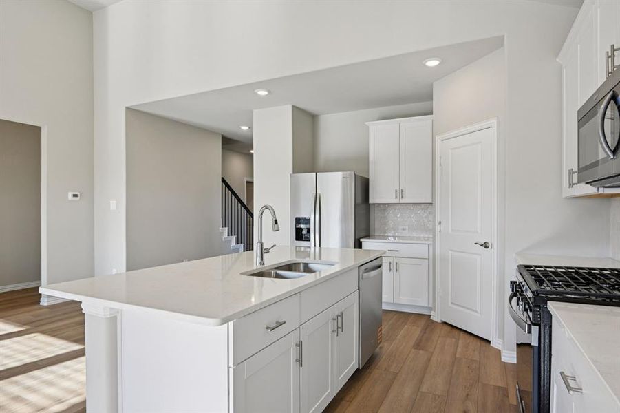 Furnished interior view inside a new home in Lakehaven - Signature Series, Farmersville (Image 10). Furnished interior view inside a new home in Lakehaven - Signature Series, Farmersville (Image 10).