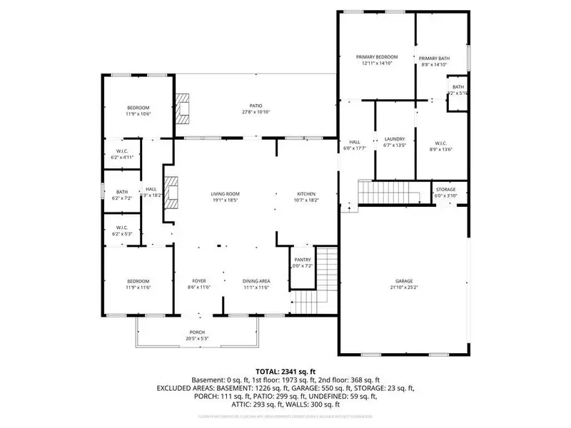 2D floor plan layout of this home in , Demorest, GA (Image 5).