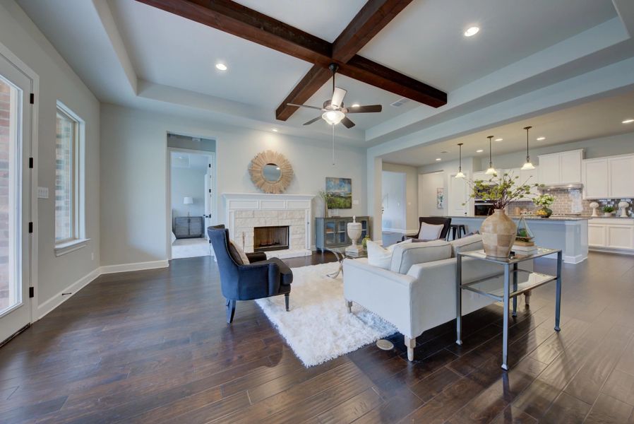 Representative furnished interior of a home built from the Carmen by Ashton Woods in Megan's Landing 70's, Castroville (Image 23).