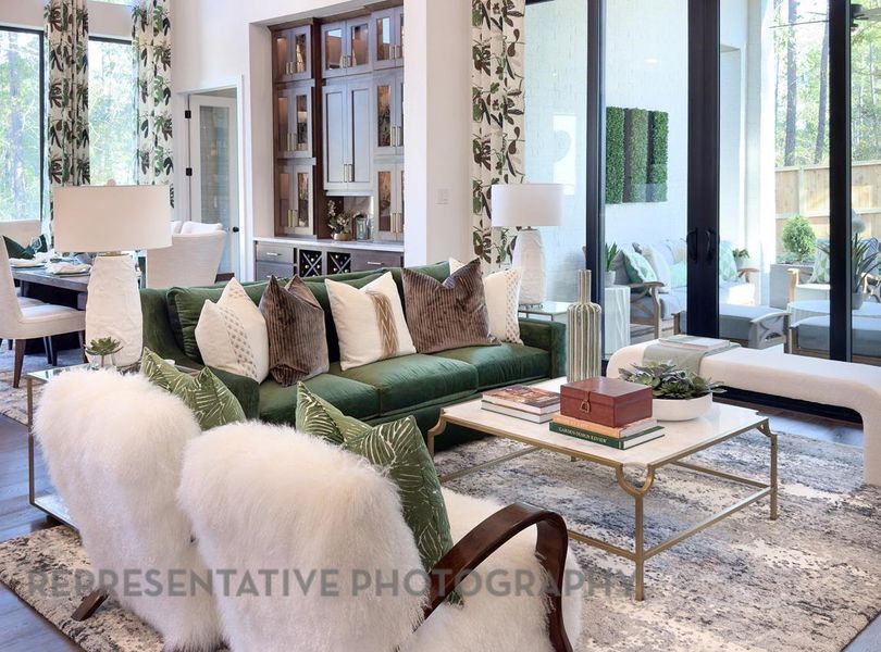 Furnished interior view inside a new home in Fulbrook on Fulshear Creek, Fulshear (Image 38). Furnished interior view inside a new home in Fulbrook on Fulshear Creek, Fulshear (Image 38).