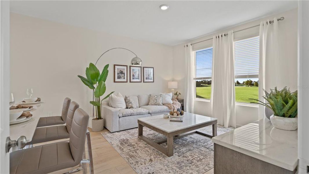 Furnished interior view inside a new home in Crosswinds, Haines City (Image 15).