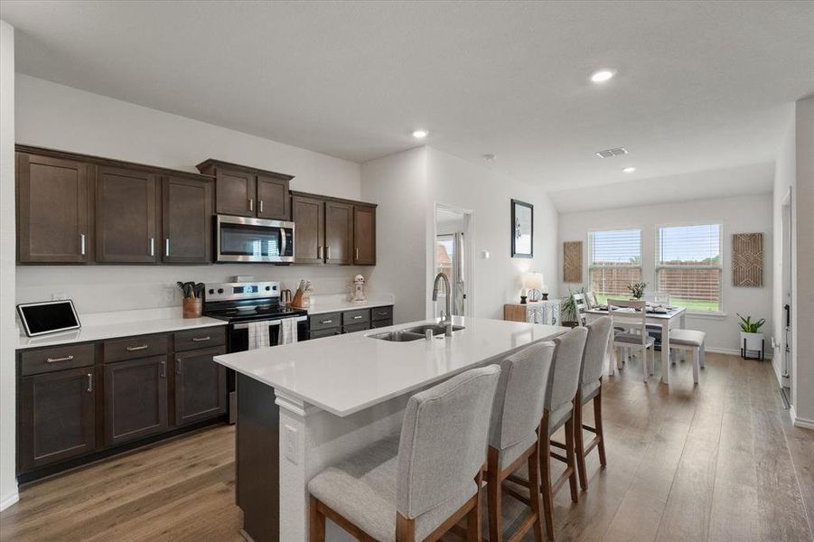 Furnished interior view inside a new home in Corsicana Commons, Corsicana (Image 18).
