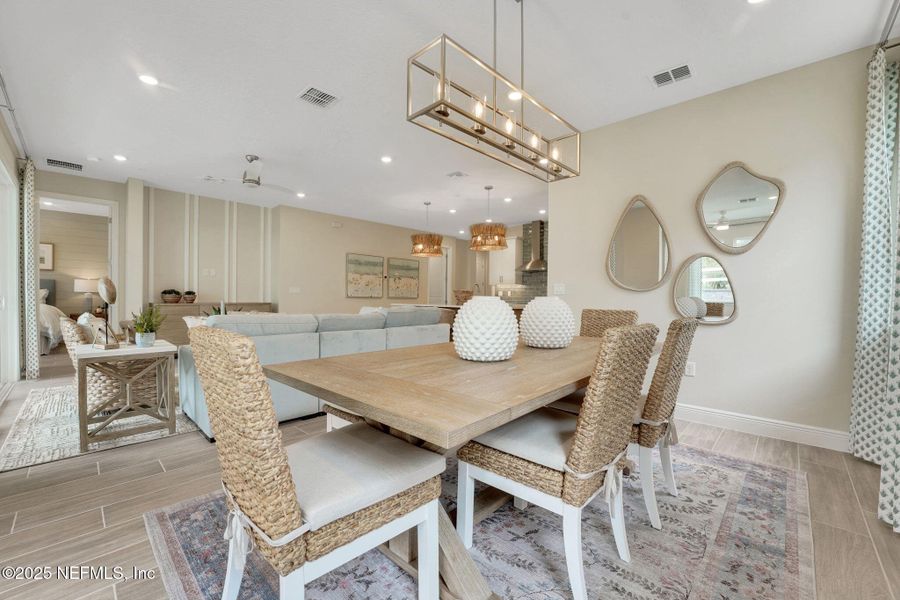 Furnished interior view inside a new home in Amberly, Green Cove Springs (Image 10).
