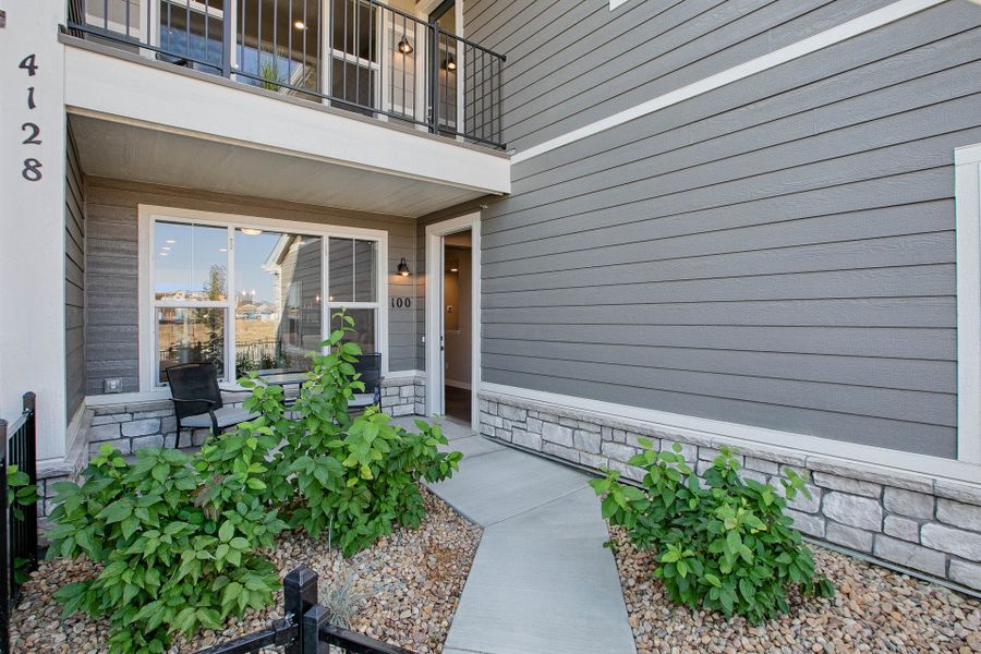 Representative exterior details of a home built from the The Cascade by Landmark Homes in The Lakes at Centerra, Loveland (Image 2). Representative exterior details of a home built from the The Cascade by Landmark Homes in The Lakes at Centerra, Loveland (Image 2).
