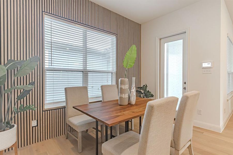 Furnished interior view inside a new home in , Aledo (Image 6).
