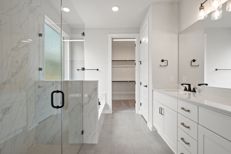 Furnished interior view inside a new home in Lariat, Liberty Hill (Image 13).