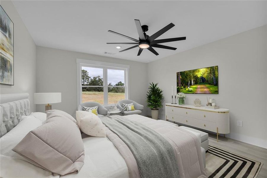Furnished interior view inside a new home in , Toccoa (Image 13).
