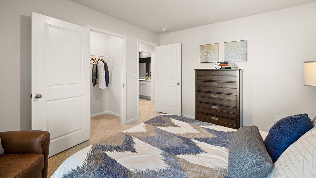 Representative furnished interior of a home built from the Elle by D.R. Horton in Highland Hills, Graniteville (Image 30). Representative furnished interior of a home built from the Elle by D.R. Horton in Highland Hills, Graniteville (Image 30).
