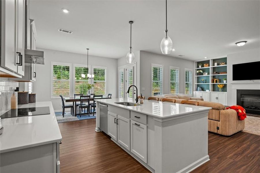 Furnished interior view inside a new home in , Acworth (Image 42).