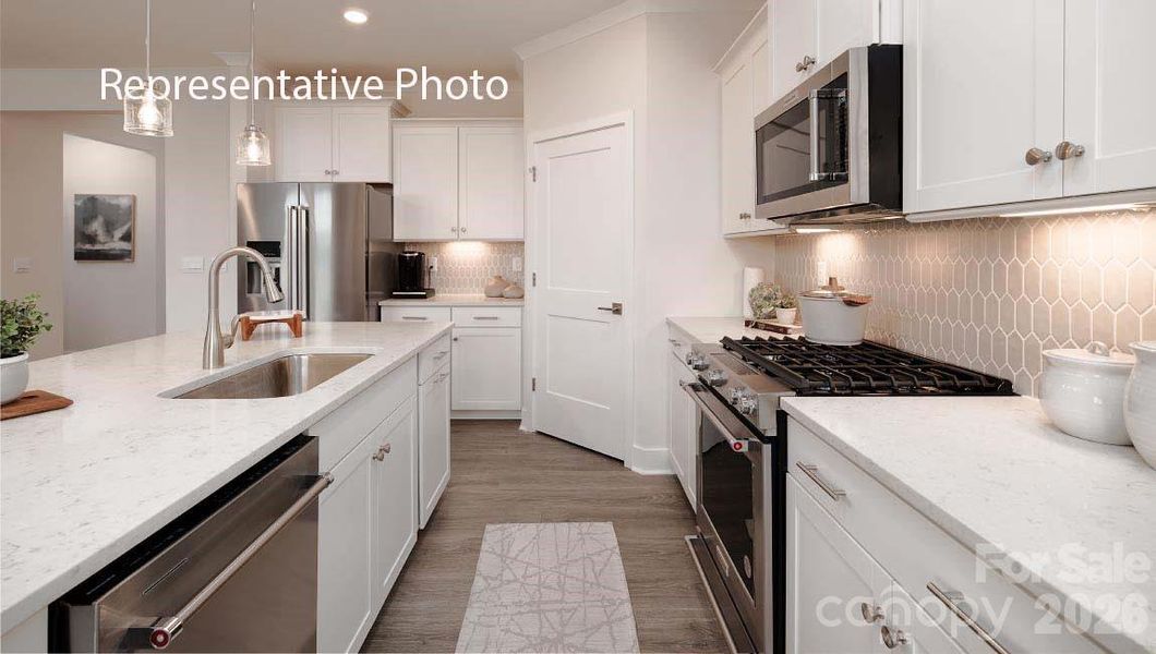 Furnished interior view inside a new home in Westport, York (Image 4).