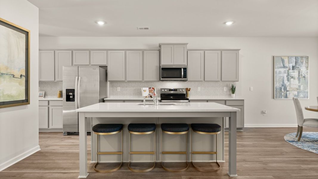 Representative furnished interior of a home built from the Hayden by D.R. Horton in Jackson Landing, Jefferson (Image 6).
