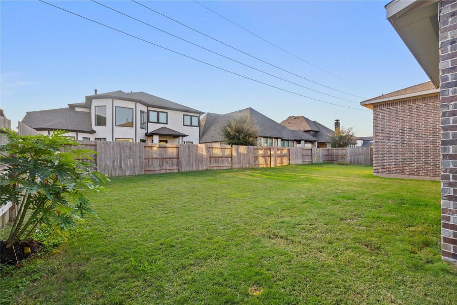 Exterior details and patio area of a home in Fulbrook On Fulshear Creek 60', Fulshear (Image 26). Exterior details and patio area of a home in Fulbrook On Fulshear Creek 60', Fulshear (Image 26).