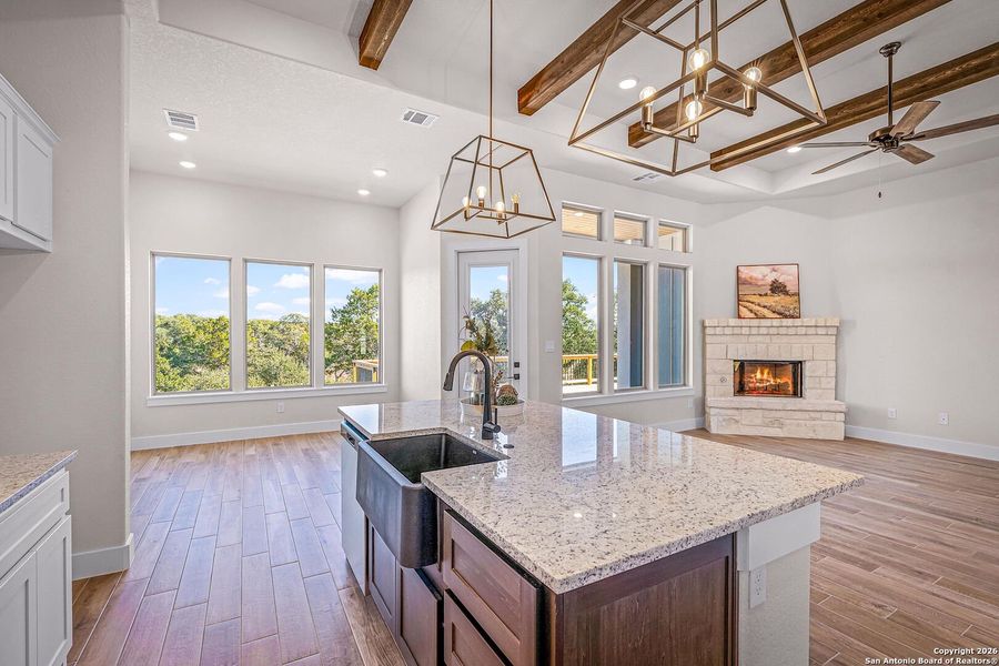 Furnished interior view inside a new home in , Spring Branch (Image 11).