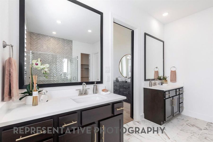 Furnished interior view inside a new home in Goodland, Midlothian (Image 14).