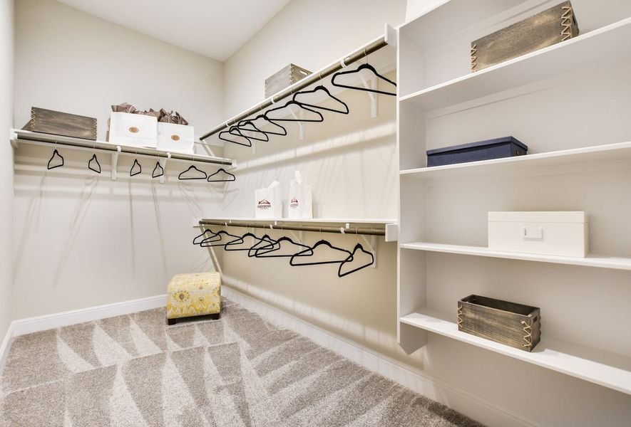 Representative furnished interior of a home built from the Siena II by Giddens Homes in Clearwater Ranch, Liberty Hill (Image 16).