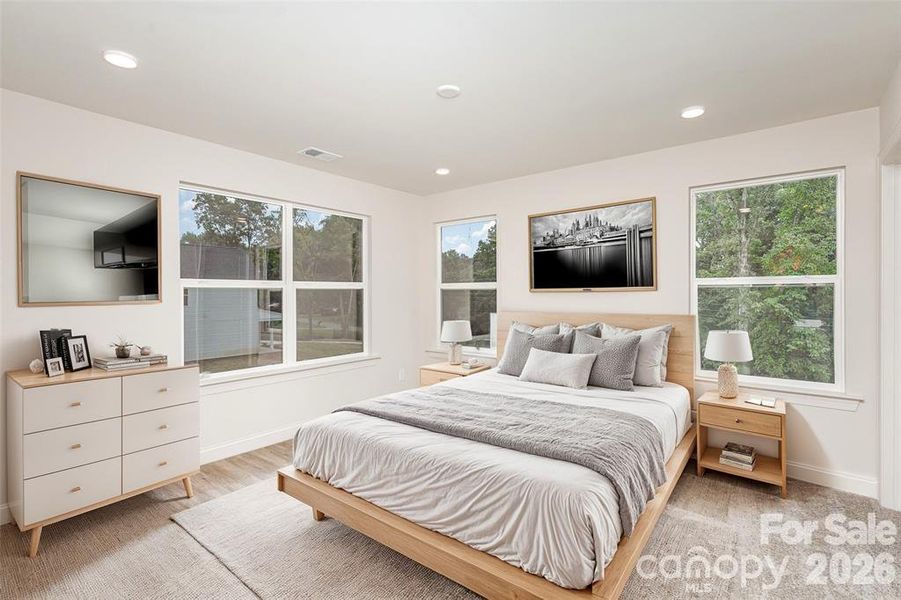 Furnished interior view inside a new home in , Statesville (Image 12).