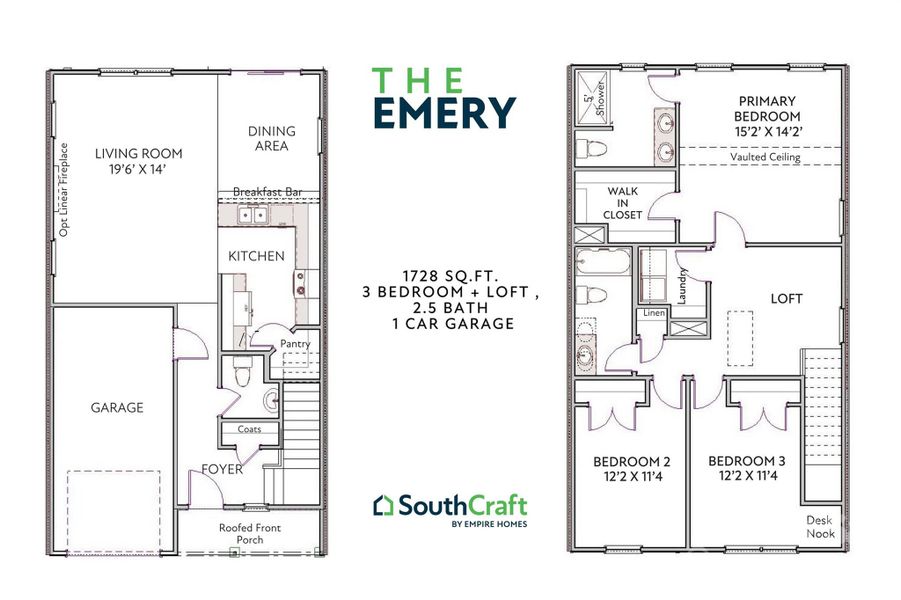 2D floor plan layout of this home in , Charlotte, NC (Image 4).