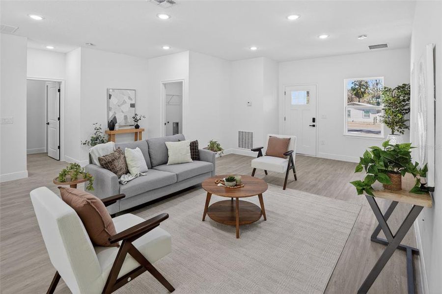 Furnished interior view inside a new home in , Citrus Springs (Image 3).
