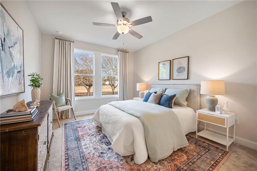 Furnished interior view inside a new home in , Cartersville (Image 11).