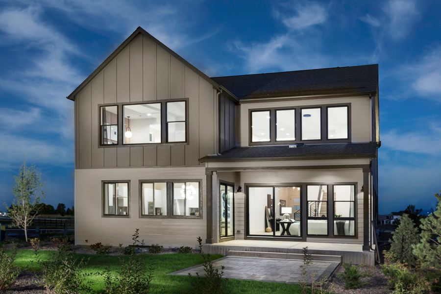 Representative exterior photo of a completed home built from the 4 by Trumark Homes in RainDance, Windsor, CO (Image 22).