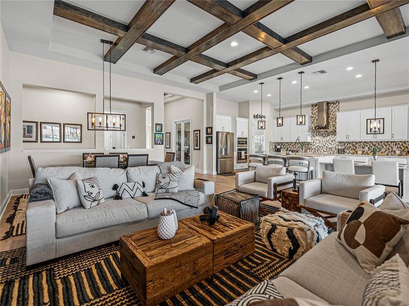 Furnished interior view inside a new home in Mirada, San Antonio (Image 44). Furnished interior view inside a new home in Mirada, San Antonio (Image 44).