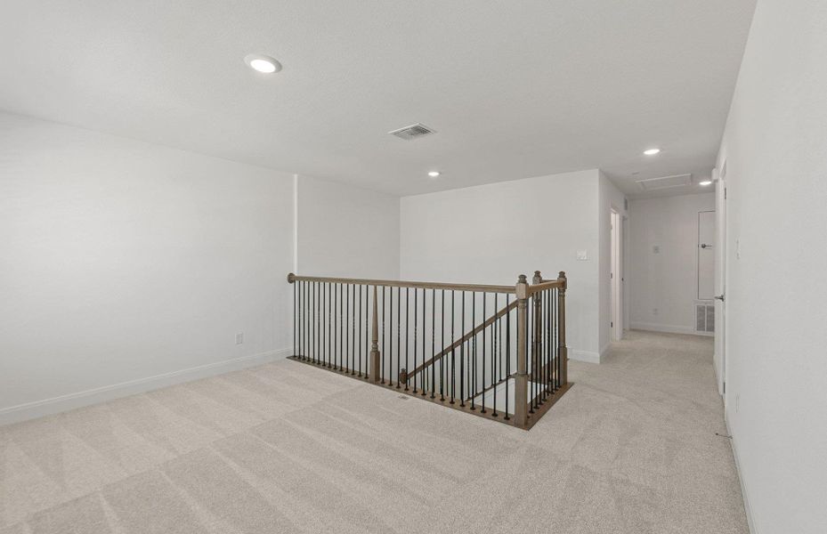 Spacious, unfurnished interior of a new home in Patterson Ranch, Georgetown (Image 23). Spacious, unfurnished interior of a new home in Patterson Ranch, Georgetown (Image 23).
