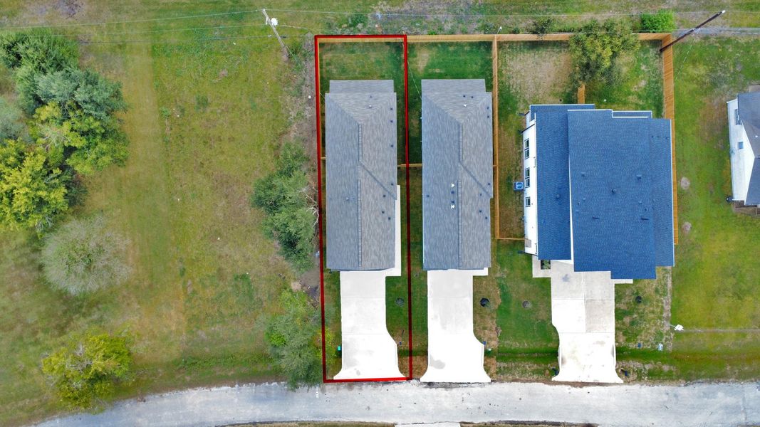 Front exterior of a new home in , Houston, TX, highlighting curb appeal (Image 27). Front exterior of a new home in , Houston, TX, highlighting curb appeal (Image 27).