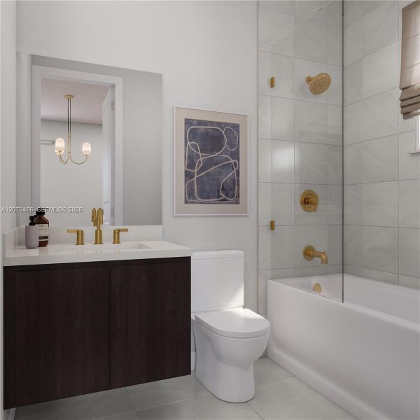 Furnished interior view inside a new home in Parkland Royale, Parkland (Image 21).
