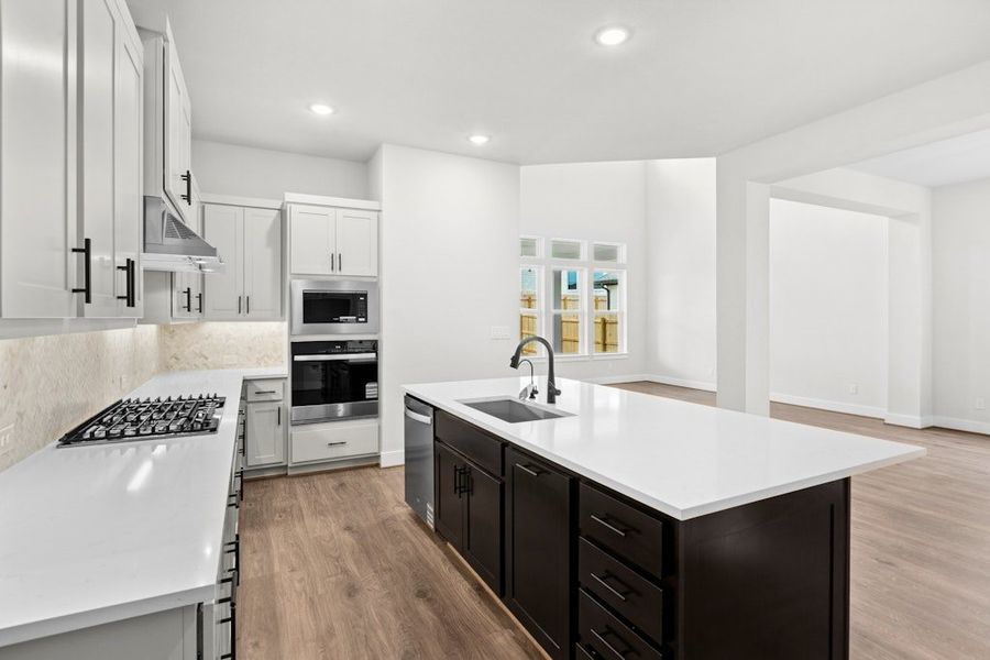 Furnished interior view inside a new home in Blackhawk, Pflugerville (Image 6).