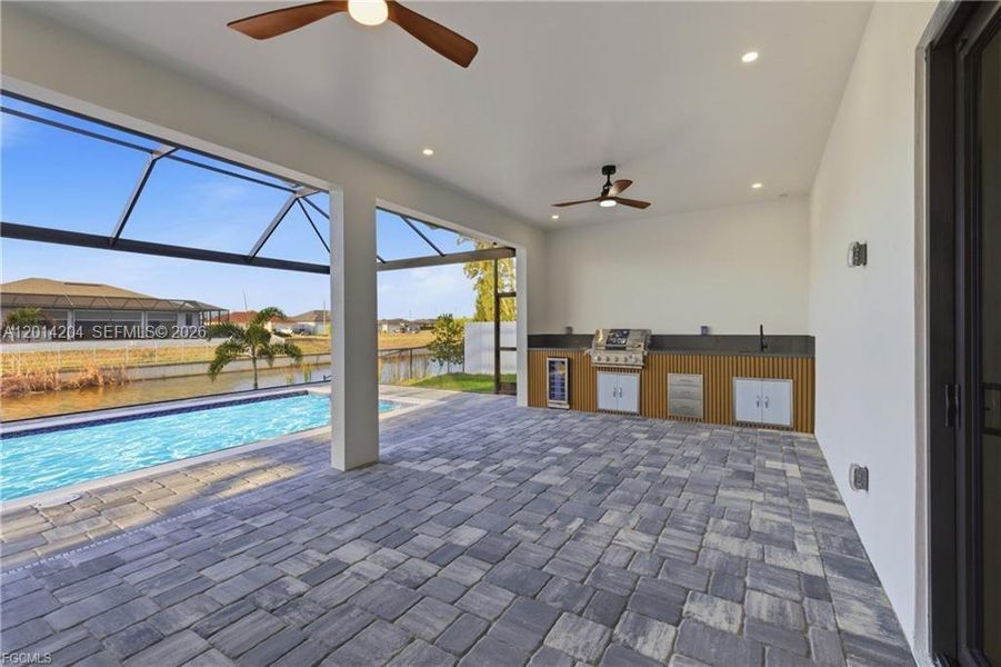 Exterior details and patio area of a home in , Cape Coral (Image 3).