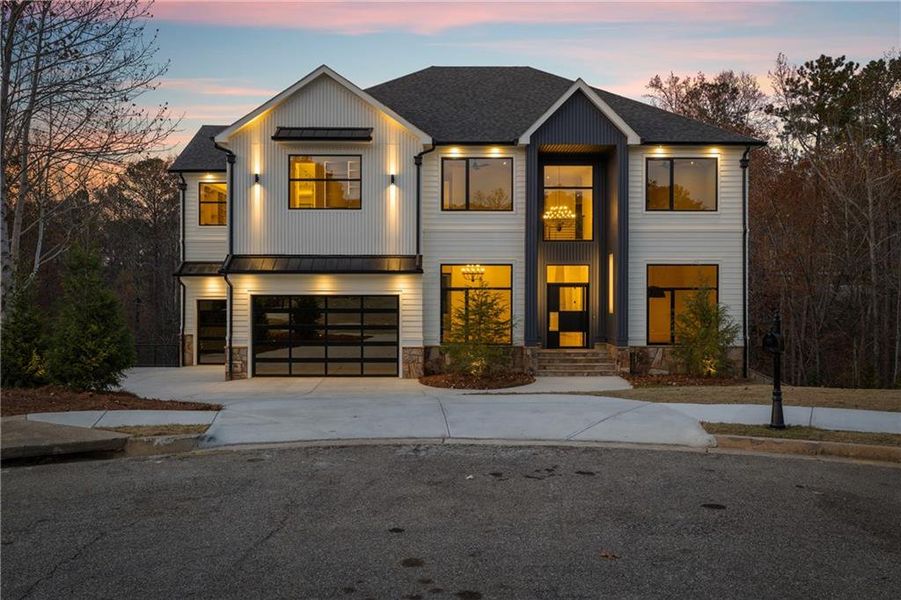 Front exterior of a new home in , Milton, GA, highlighting curb appeal (Image 31).