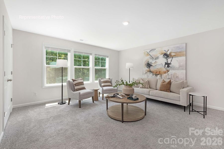 Furnished interior view inside a new home in Sylvan Creek, Denver (Image 12).